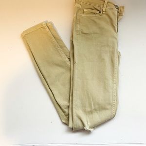 Free People Tan Skinny Jeans Size 24